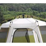 Pop-Up Campingzelt für 3-8 Personen, Strandzelte, Sonnenschutz, einfach aufzubauen, ideal für Camping, Rucksackreisen und Wandern im Freien – Bild 5