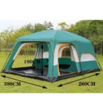 10-Personen Familienzelt, geräumig, übergroß, multifunktionales Campingzelt, ideal für Outdoor-Abendessen, wasserdicht, blau – Bild 4