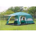 10-Personen Familienzelt, geräumig, übergroß, multifunktionales Campingzelt, ideal für Outdoor-Abendessen, wasserdicht, blau – Bild 7