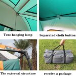 10-Personen Familienzelt, geräumig, übergroß, multifunktionales Campingzelt, ideal für Outdoor-Abendessen, wasserdicht, blau – Bild 8