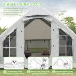 WEICNE Aufblasbares Campingzelt für 6-8 Personen, Luxus-Luftzelt mit Dachfenster, inkl. elektrischer Luftpumpe, Aufbewahrungstasche, Upgrade – Bild 8